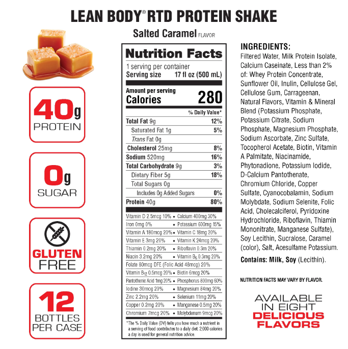 Labrada Lean Body Protein Shake RTD