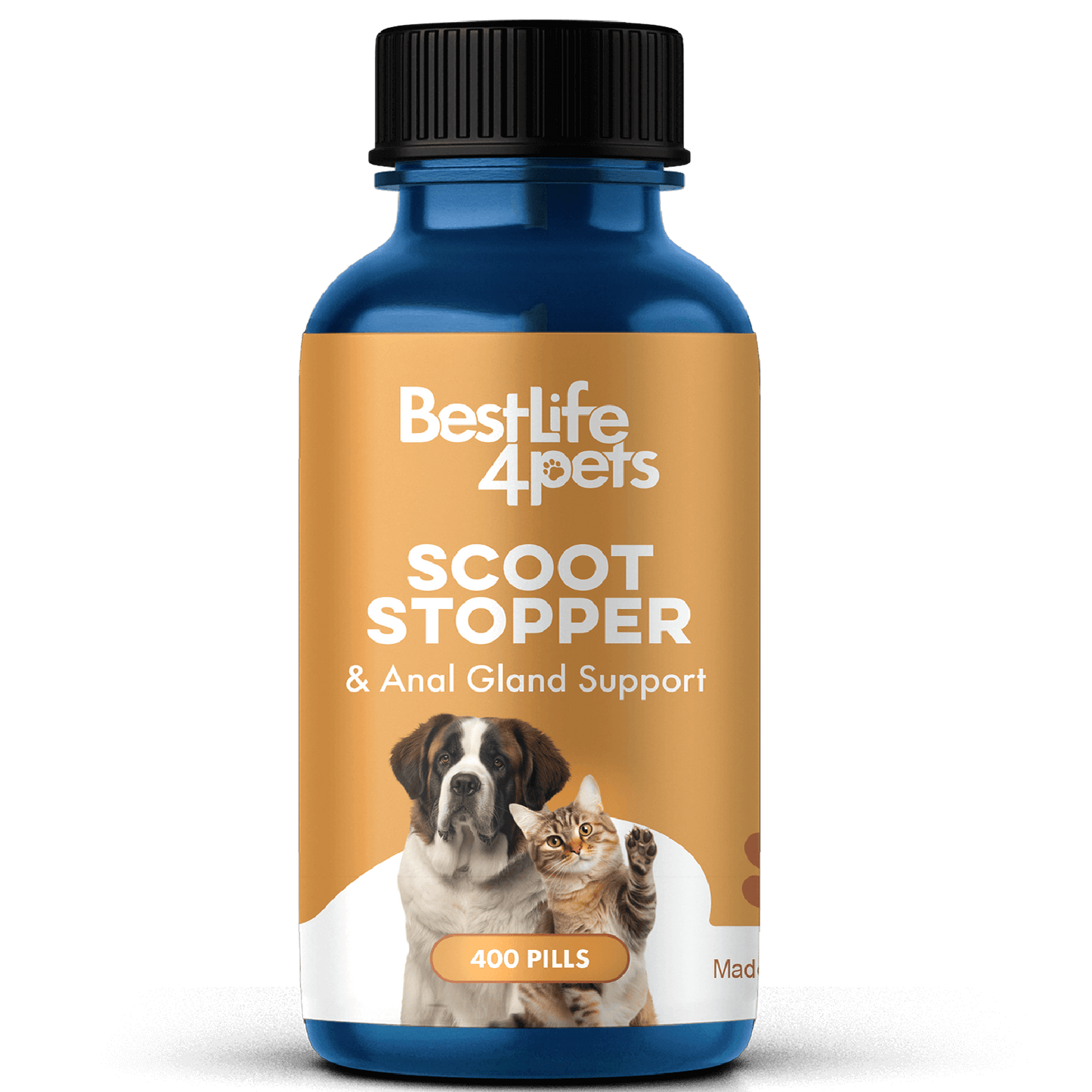 Scoot Stopper & Anal Gland Support for Dogs and Cats by BestLife4Pets