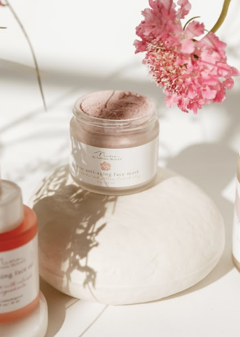 Rose Anti-Aging Face Mask with Kaolin and Yellow French Clay by LaBruna Skincare