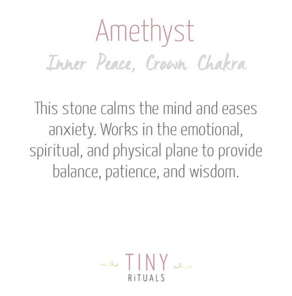 Amethyst Palm Stone by Tiny Rituals