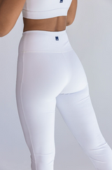 Seaav Coast to Coast Cut Out Bootcut Legging in White 6