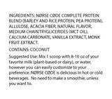 NØRSE CØDE Vanilla Plant Protein Powder