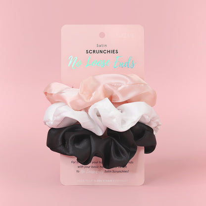 Cloud Nine Hair Essentials Bundle (Spa Headband & Satin Scrunchies)