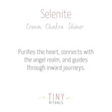 Selenite Crystal Recharging Bowl by Tiny Rituals