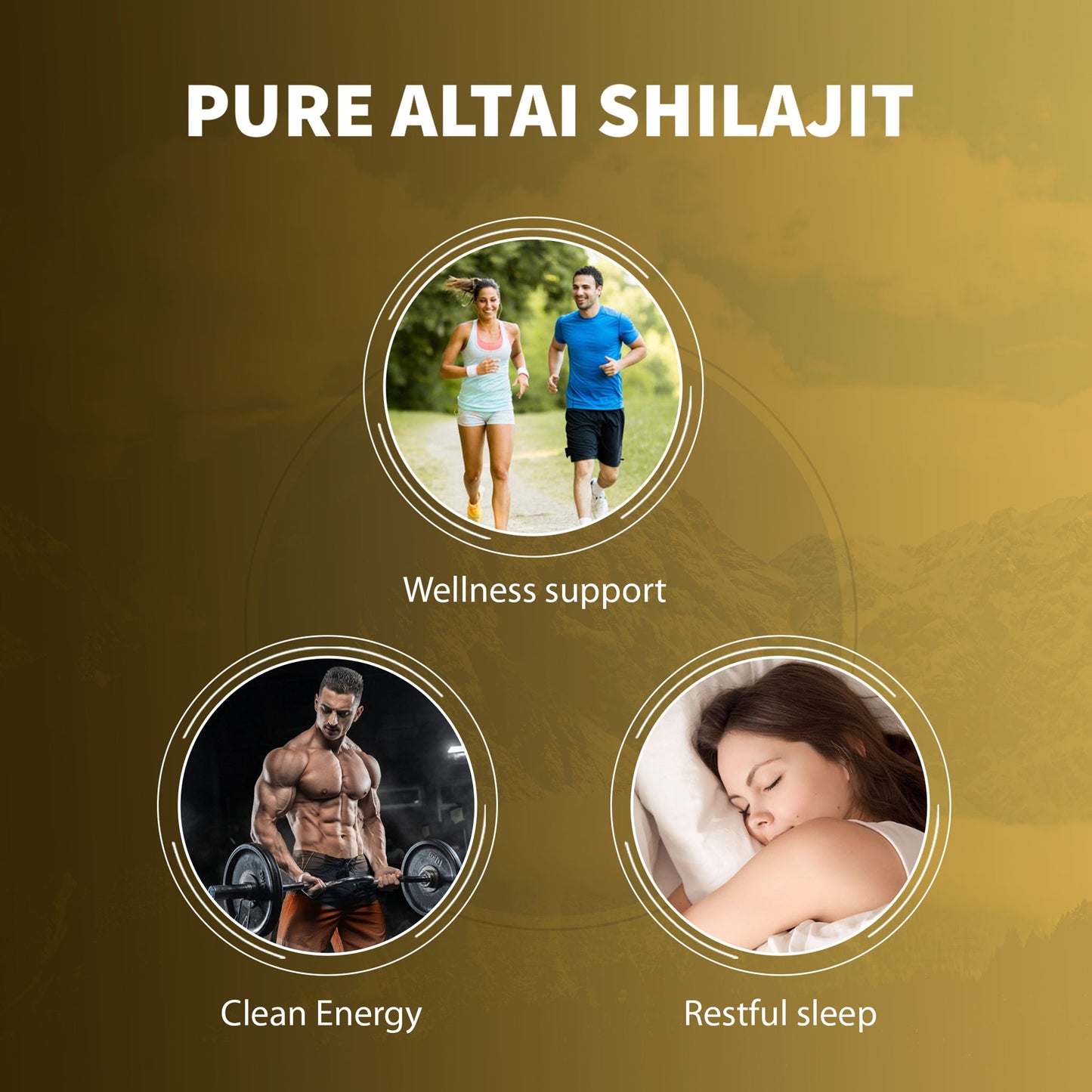 Shilajit 120 Dry Drops: Altai Golden Mountains Shilajit by Siberian Green