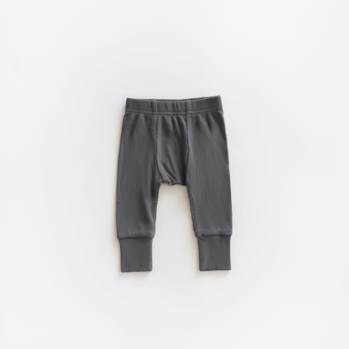 Ribbed Modal Pant - Pewter