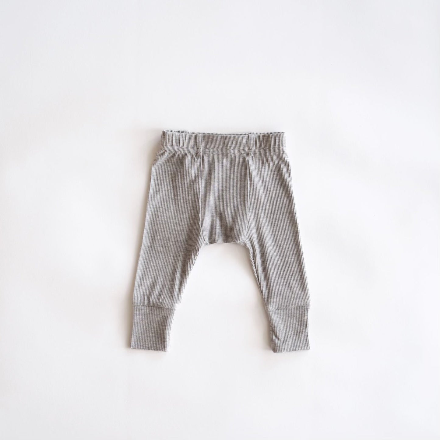 Ribbed Modal Pant - Heathered Grey