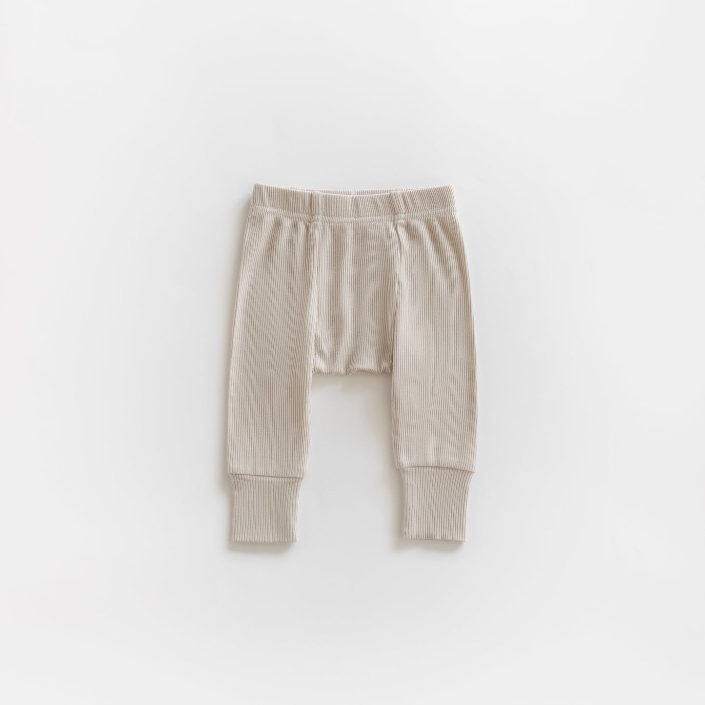 Ribbed Modal Pant - Stone