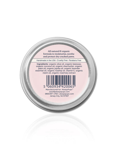 Ultra Moisturizing All Natural & Organic Paw Balm for Dogs