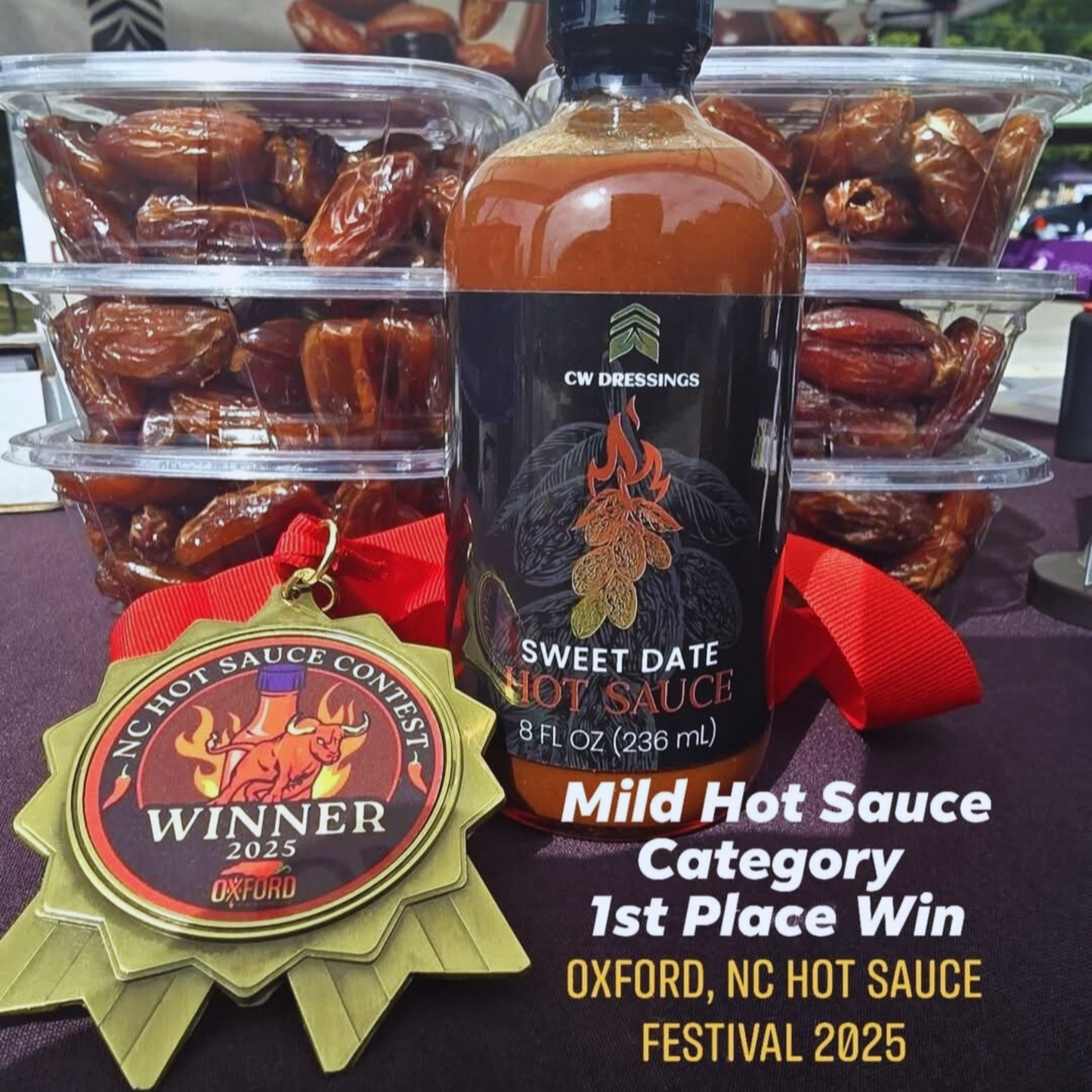 SWEET DATE HOT SAUCE by CW Dressings™