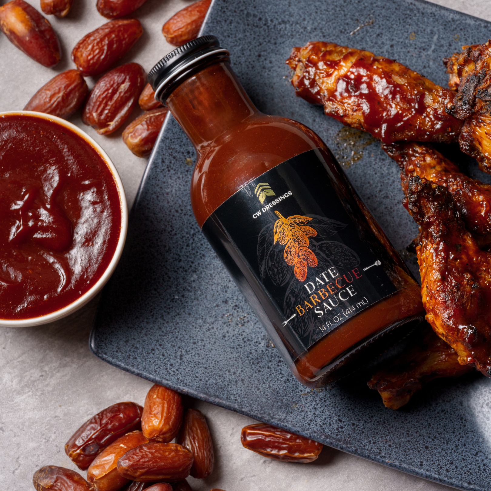 DATE BARBECUE SAUCE & SWEET DATE HOT SAUCE BUNDLE by CW Dressings™