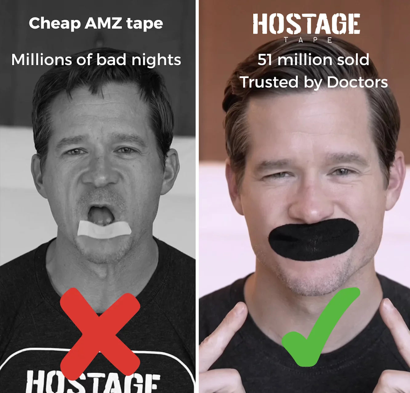 Hostage Tape: 1/3/6/12 Month Supplies | Mens/Womens