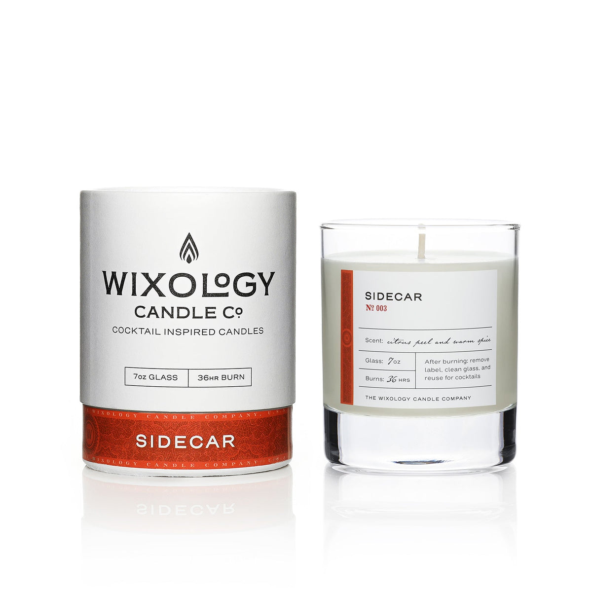 Sidecar Candle (7 oz. glass)