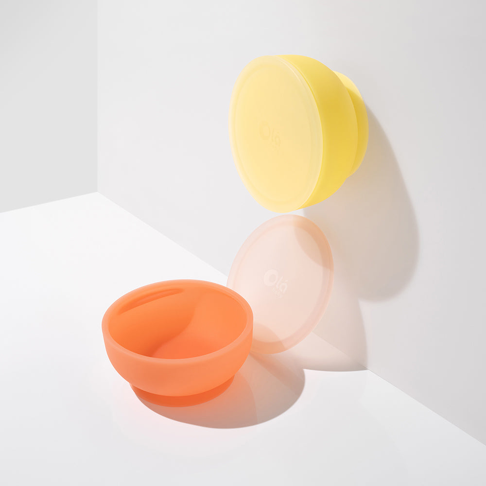 Silicone Suction Bowl with Lid