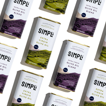 SIMPLi Oil Set: 100% Greek Extra Virgin Olive Oil + Olive Oil Blend