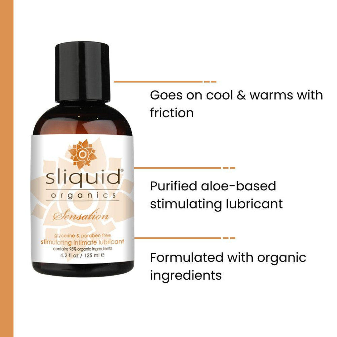 Sliquid Organics Sensation Aloe-Based Warming Lube