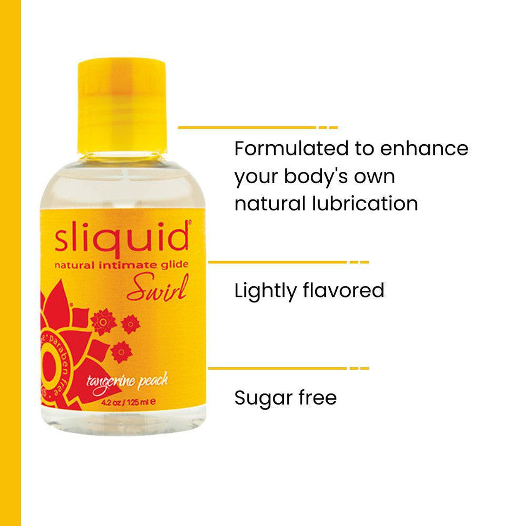 Sliquid Swirl "Tangerine Peach" Flavored Lubricant 🍑