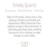 Smoky Quartz Energy Bracelet by Tiny Rituals