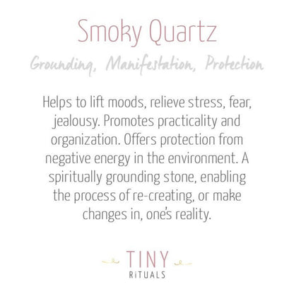 Smoky Quartz Energy Bracelet by Tiny Rituals