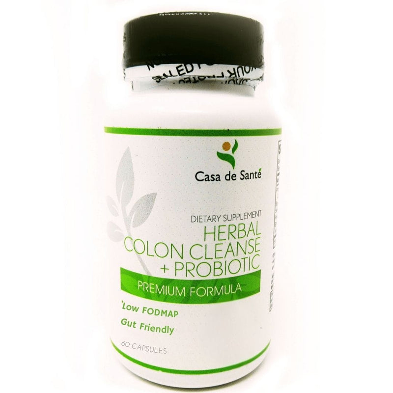 Herbal Colon Cleanse + Probiotics MD PhD Formulated Gut Friendly Low FODMAP