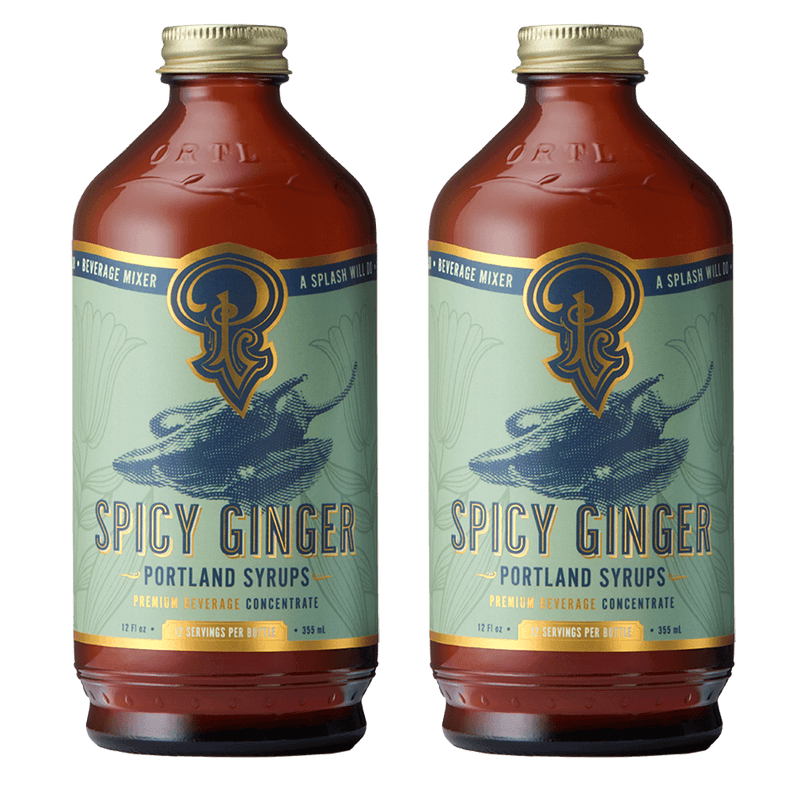 Spicy Ginger Syrup two-pack by Portland Syrups
