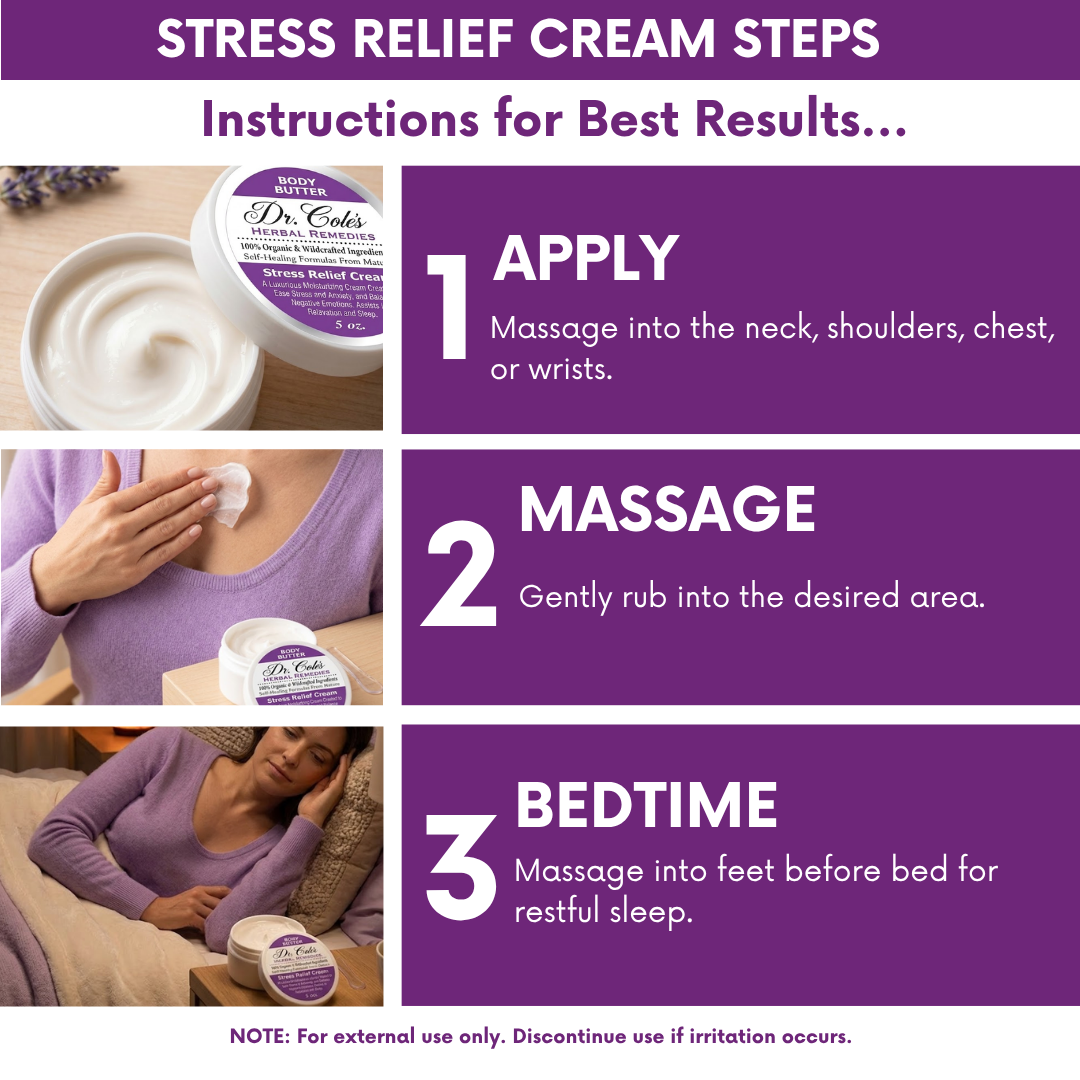 30 - Dr. Cole's Stress Relief Cream