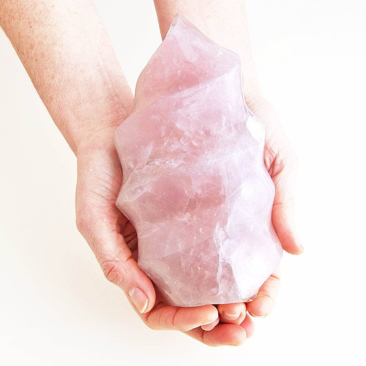 Rose Quartz Flame Crystals by Tiny Rituals