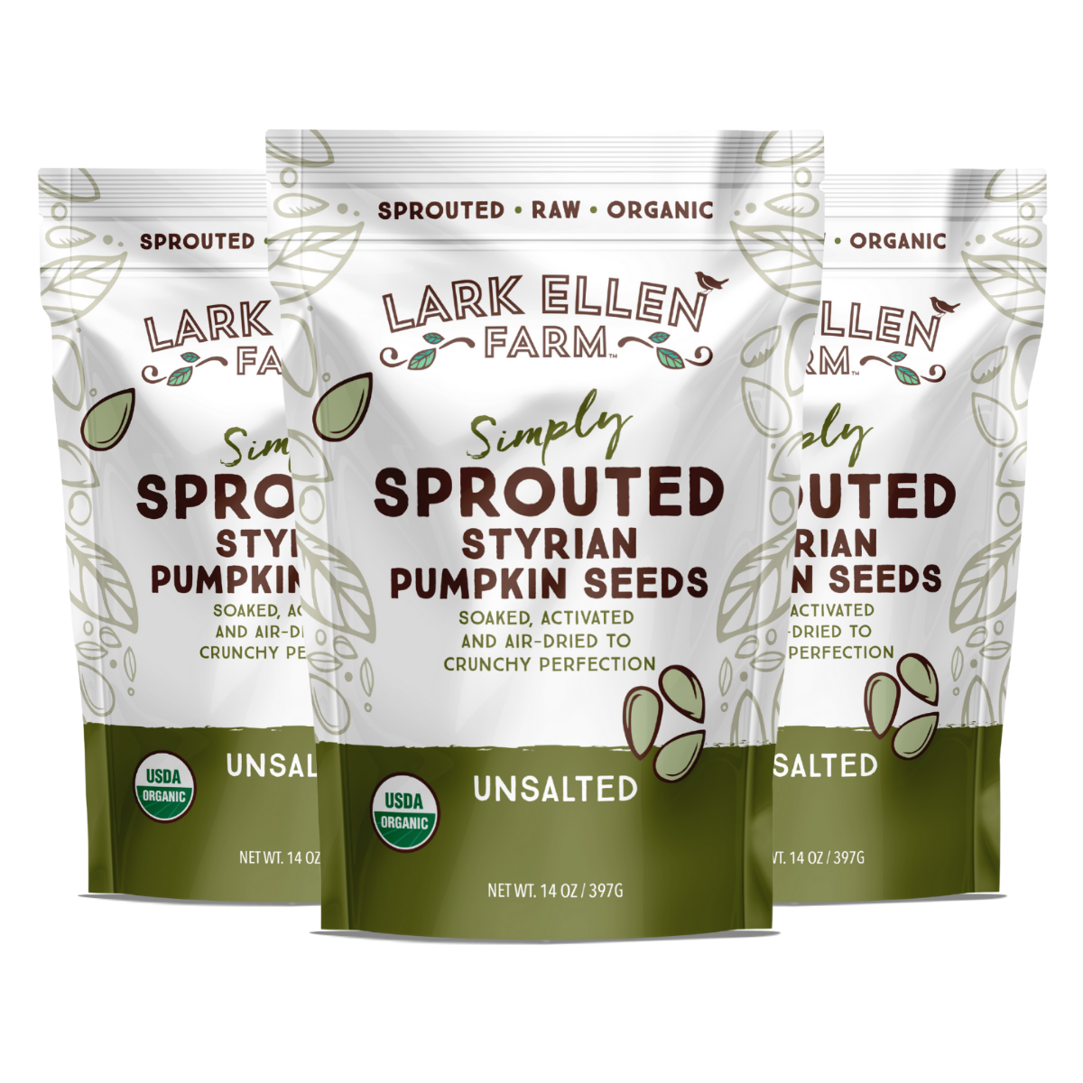 Styrian Pumpkin Seeds, Sprouted Organic