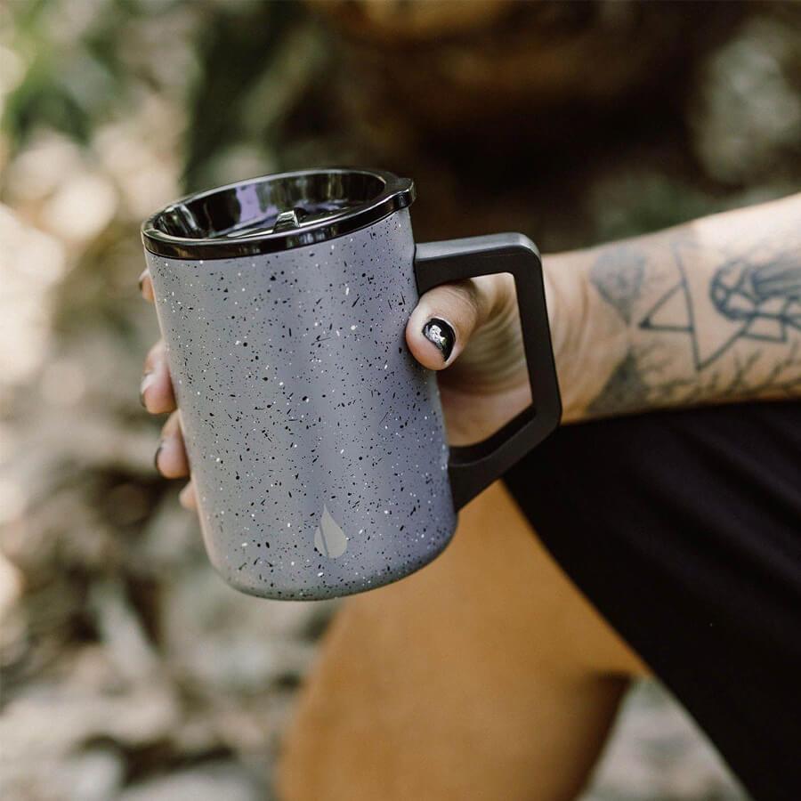 Summit 16oz Mug - Grey Speckle