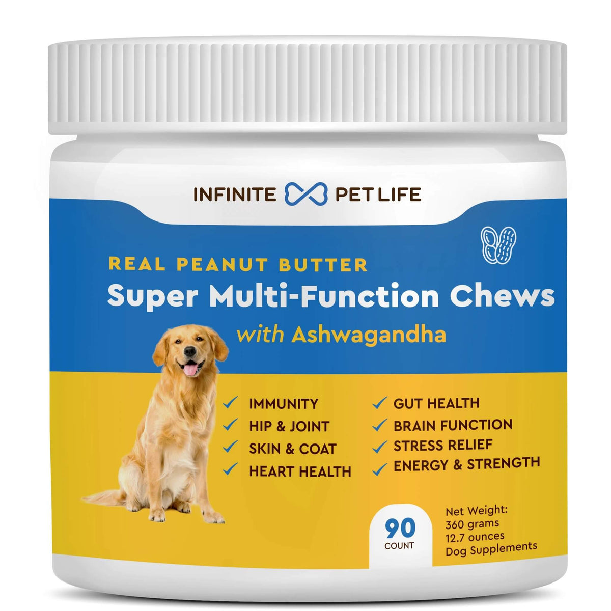 Super Multi-Vitamin Peanut Butter Soft Chew with Ashwagandha