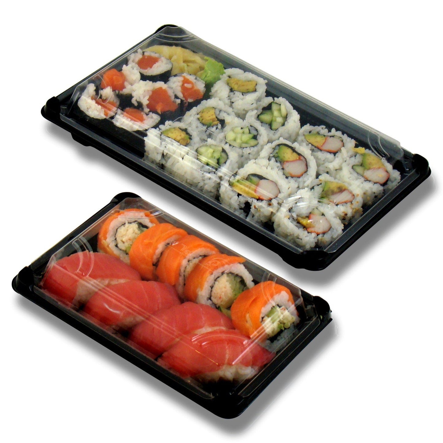 PLA Sushi Tray with Lid Combo - PLA-ST03