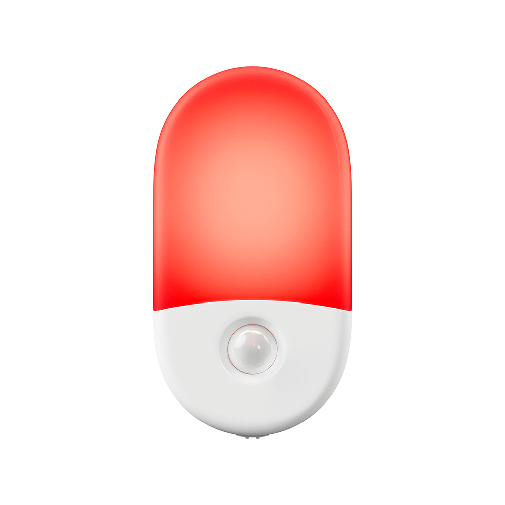 Anti-Blue LED Night Light Motion Sensor - Red