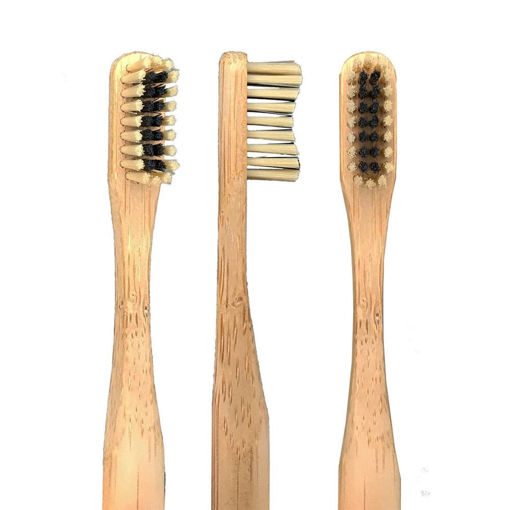 Bamboo Toothbrush with Charcoal Infused Bristles