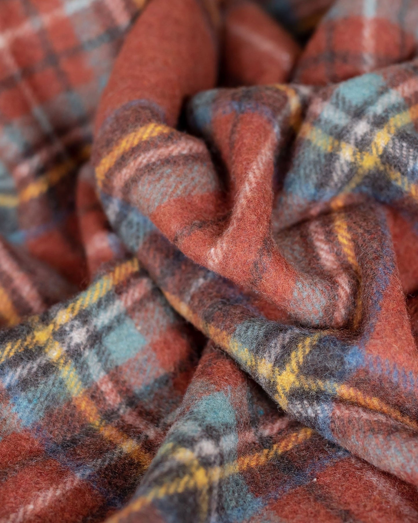 Stewart Royal Antique Tartan Recycled Wool Blanket by United By Blue