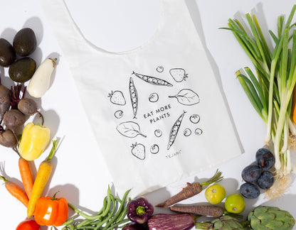 Tejari “Eat More Plants” Baggu Bag