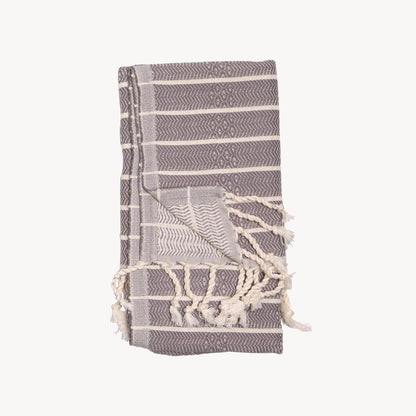 Striped Bamboo Hand Towel by POKOLOKO