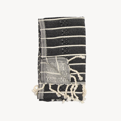 Striped Bamboo Hand Towel by POKOLOKO