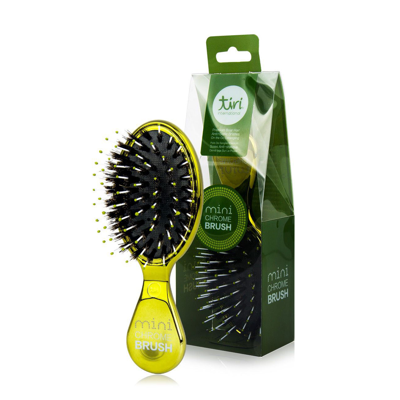 "Earthy Green" Hair Brush Duo