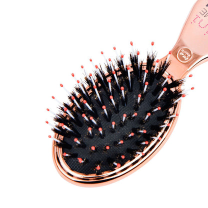 (Value 2-Pack) Mini Boar Bristle Hair Brush