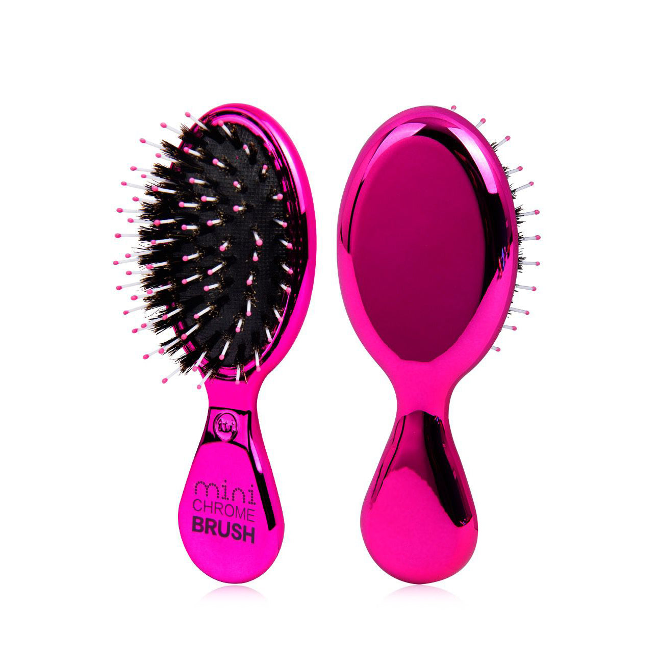 (Value 2-Pack) Mini Boar Bristle Hair Brush