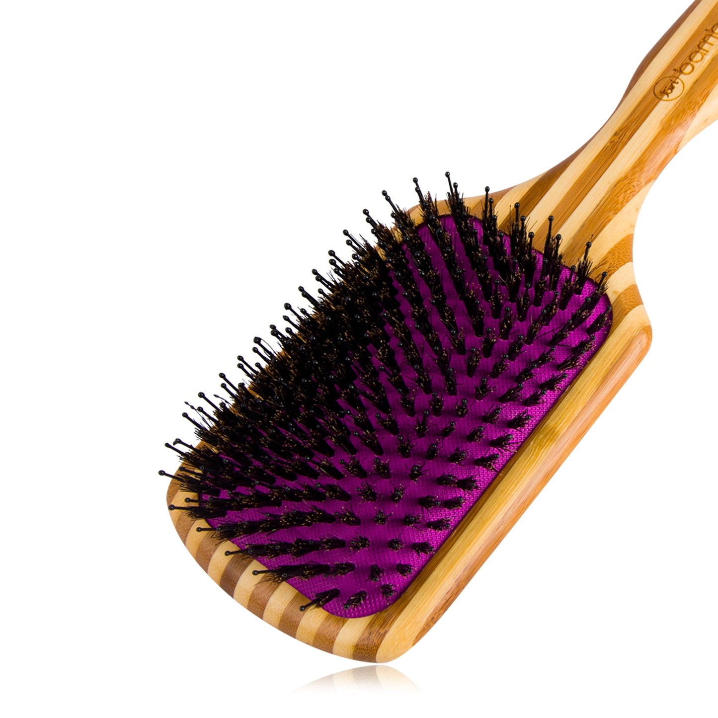 Bamboo XL Detangling Paddle Brush with Boar Bristles