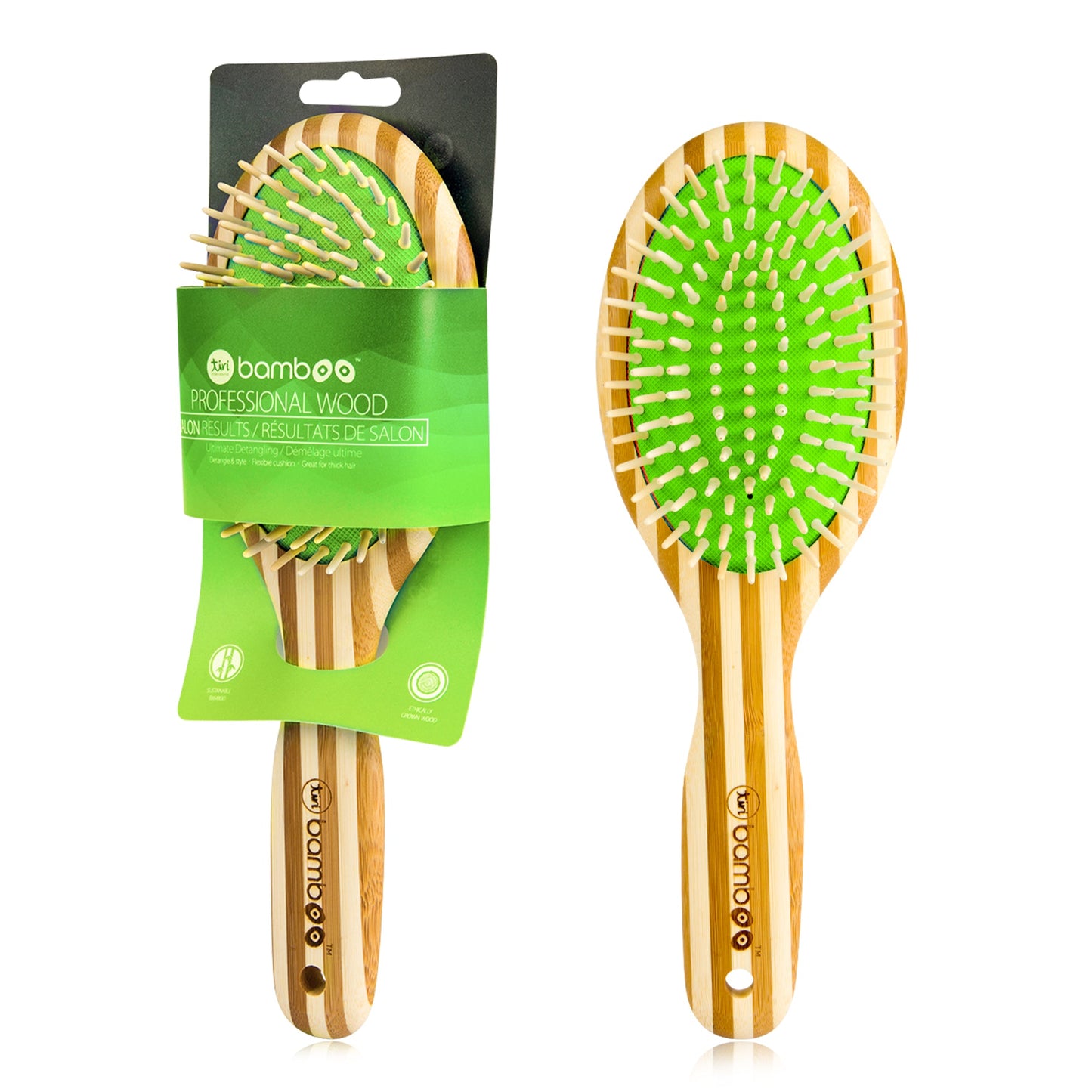 Sustainable Bamboo Brush with Natural Bristles