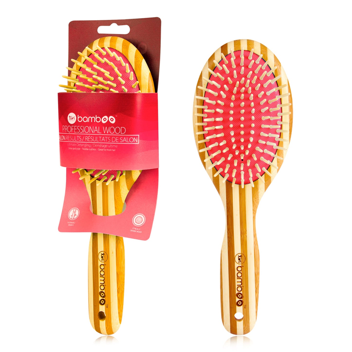 Sustainable Bamboo Brush with Natural Bristles