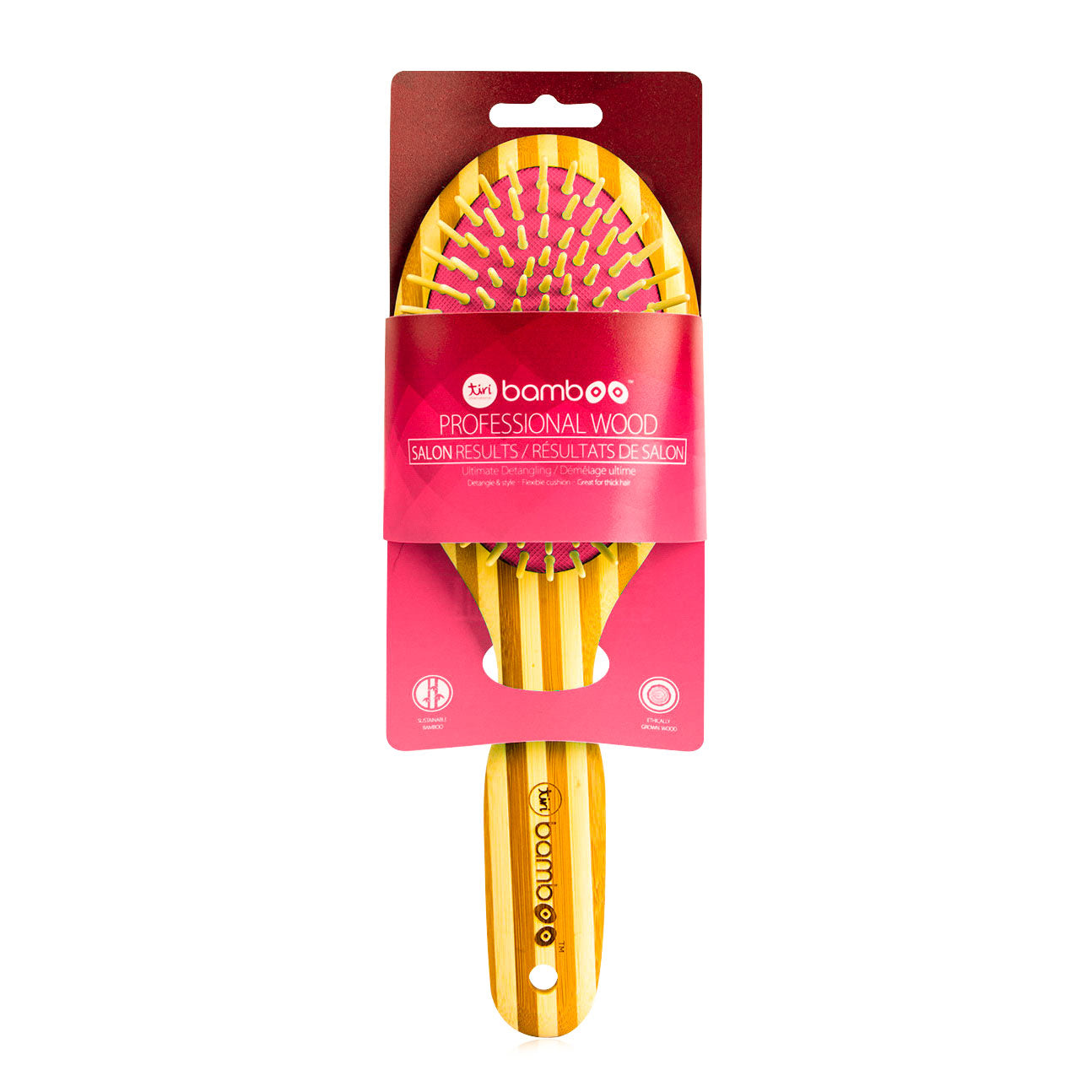 Sustainable Bamboo Brush with Natural Bristles