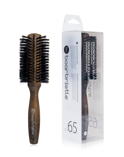 Professional Round Brush with Premium Boar Bristles