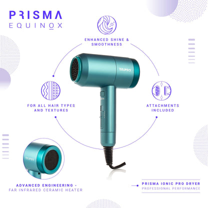 Prisma Pro Dryer with Adjustable Airflow Technology (Accessories Included)