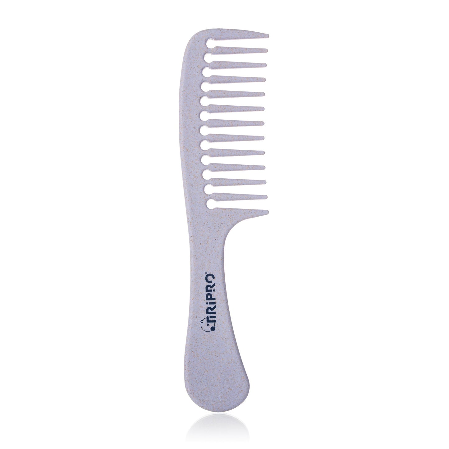 Eco-Friendly Wide Tooth Comb - Rice Hull (Gray)