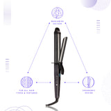 Equinox Digital 32mm Professional Clip Curler