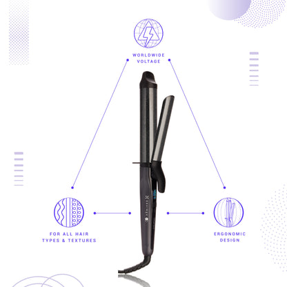 Equinox Digital 32mm Professional Clip Curler