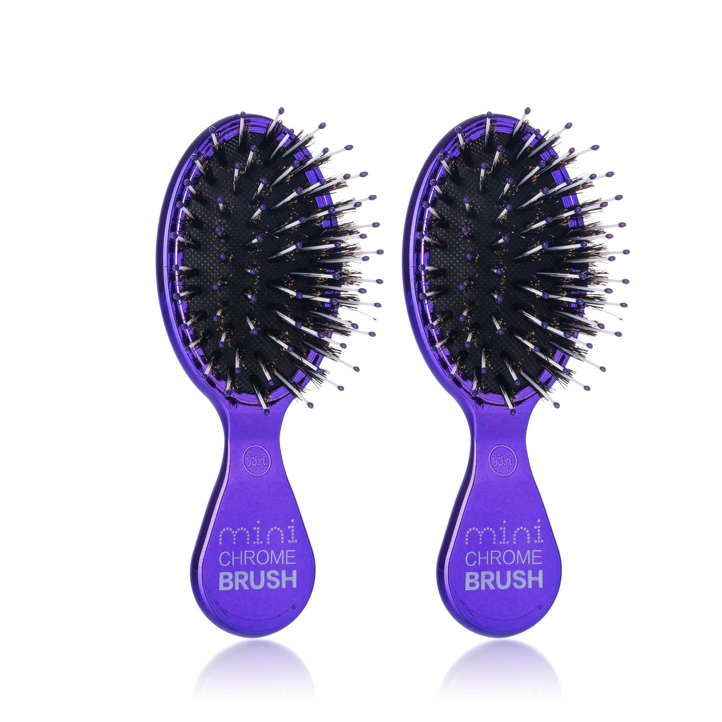 (Value 2-Pack) Mini Boar Bristle Hair Brush